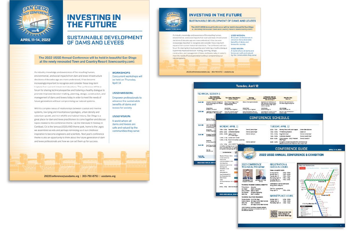 2022 Conference Guide and print ads